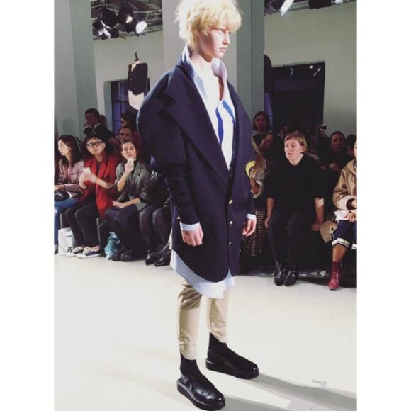 ANREALAGE S/S 20 Loafers Size US 10 Black Palais de Tokyo Paris Fashion Week - Picture 2 of 14